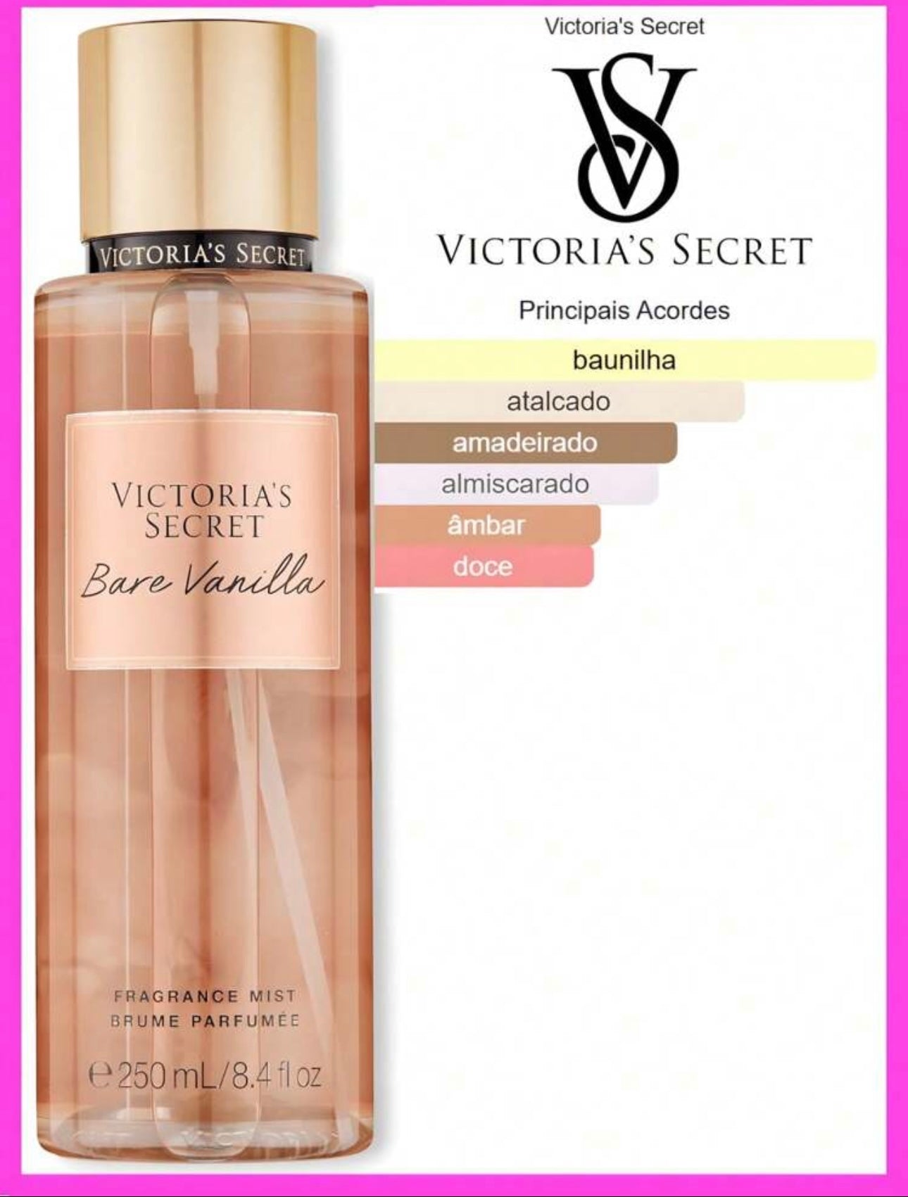 Body Splash Bare Vanilla- 250ml
