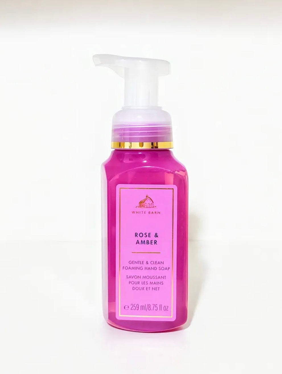 Sabonete Espuma Para Mãos Rose & Amber - 259ml