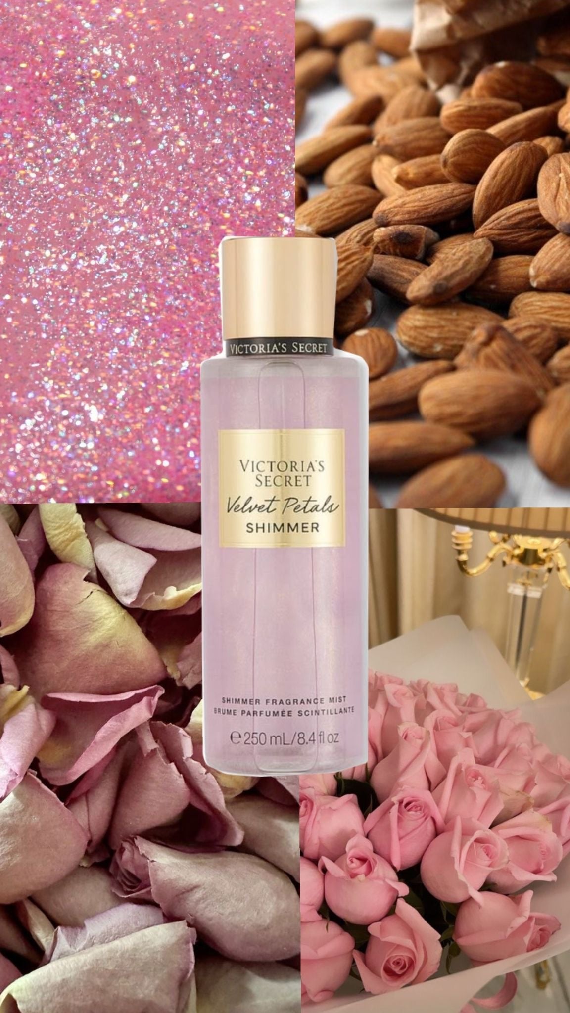 Body Splash Velvet Petals shimmer - 250ml