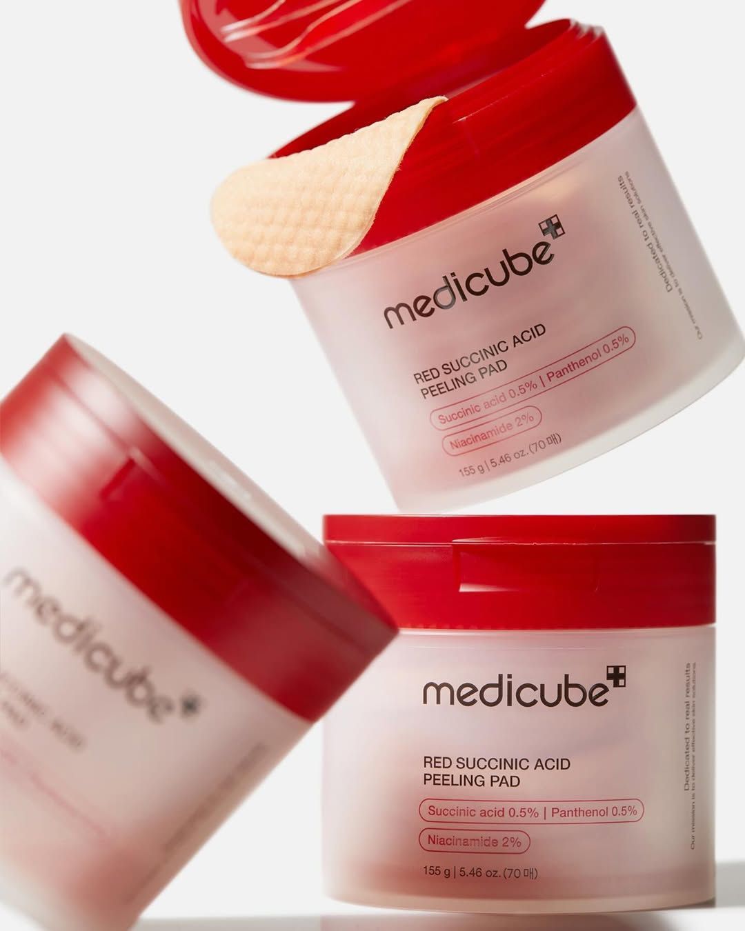 Medicube Red Succinic Acid Panthenol Facial Peeling 70 Pads