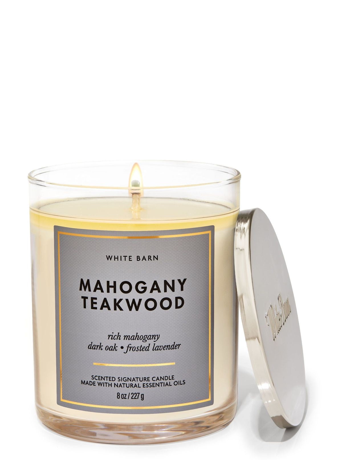 Vela Aromática Mahogany Teakwood - 227G