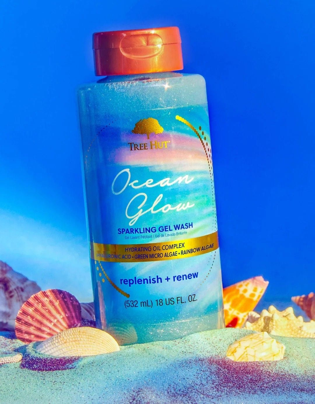 Foaming Gel de Banho Ocean Glow Tree Hut - 532ml