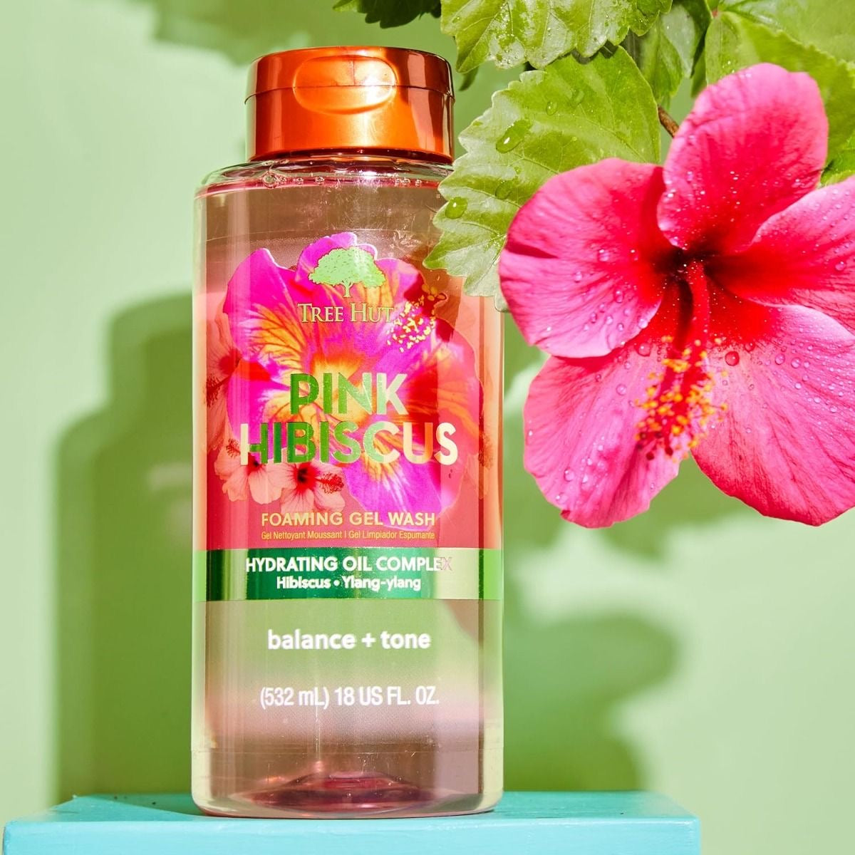 Gel de Banho Pink Hibiscus - 532ml