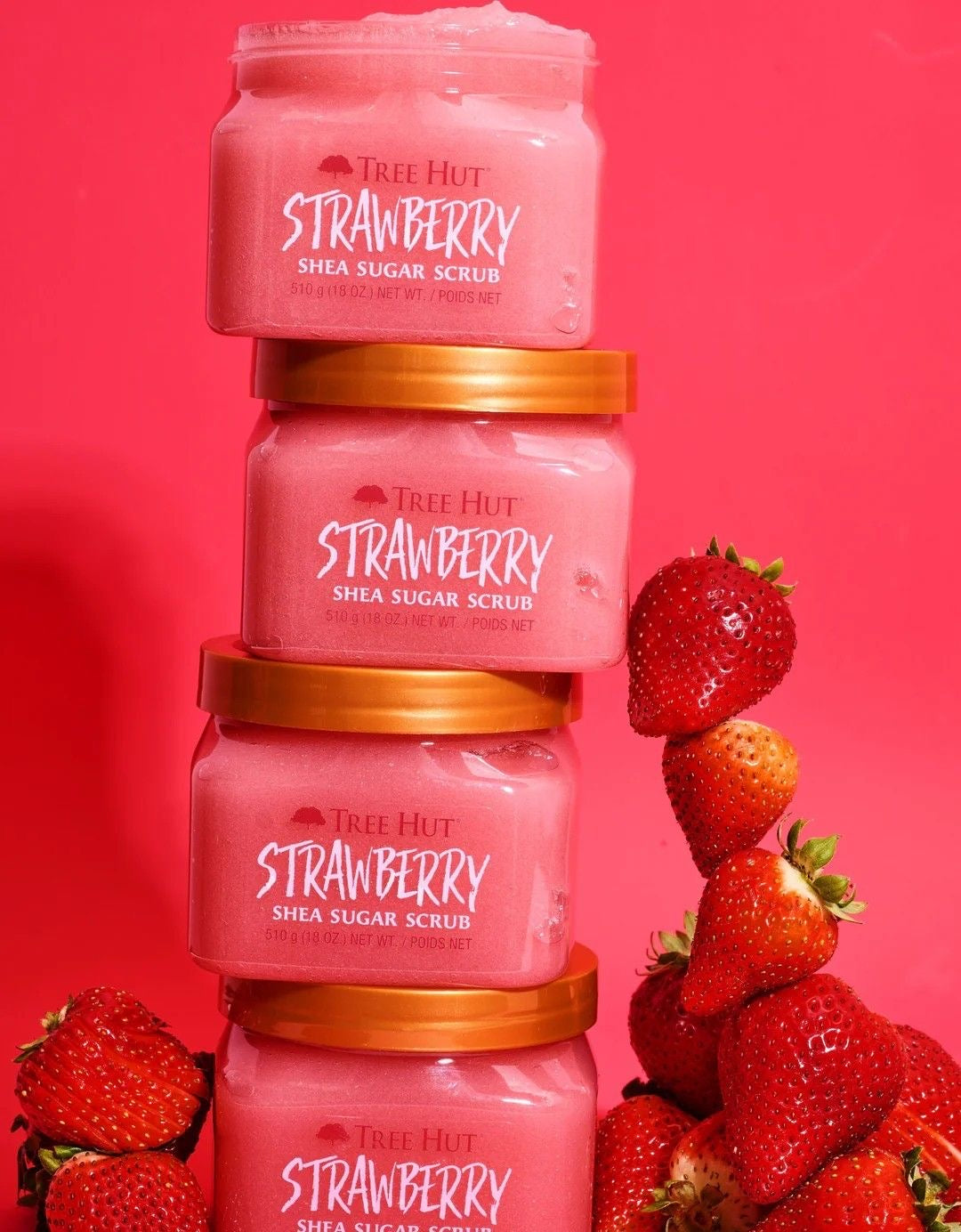 Esfoliante Corporal Strawberry Tree Hut - 510g
