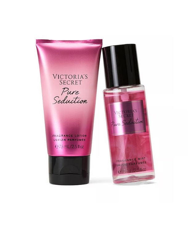 Kit Body Splash e Hidratante Travel Size Pure Seduction - 75ml
