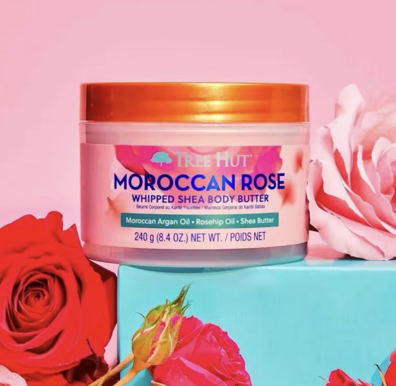 Manteiga Corportal Tree Hut Moroccan Rose - 240g