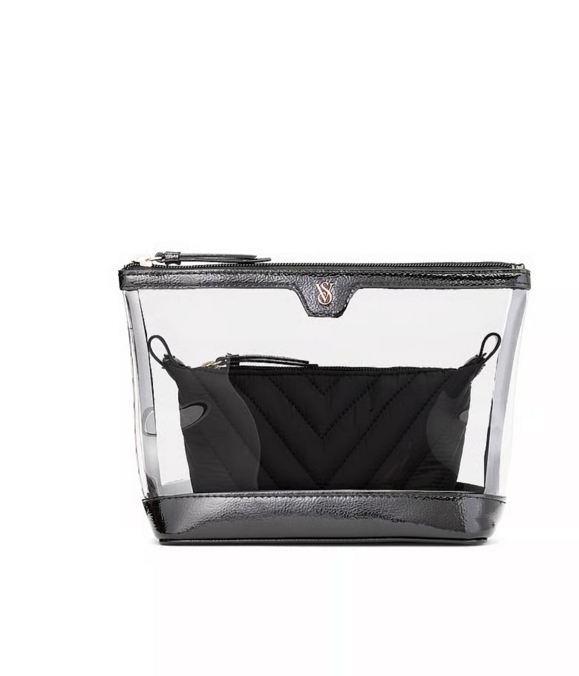 Necessaire 2 em 1 Victoria Secret Preta